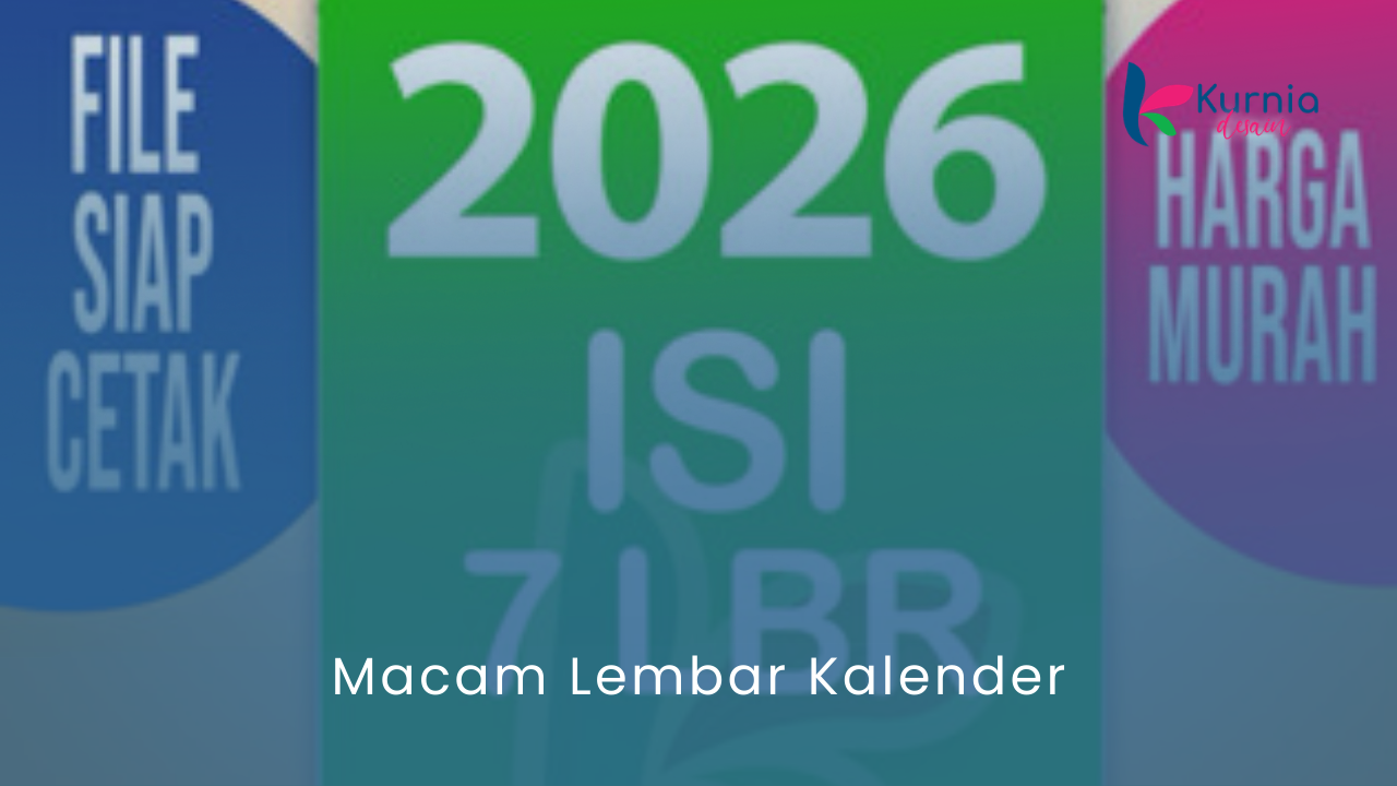 Macam Lembar Kalender